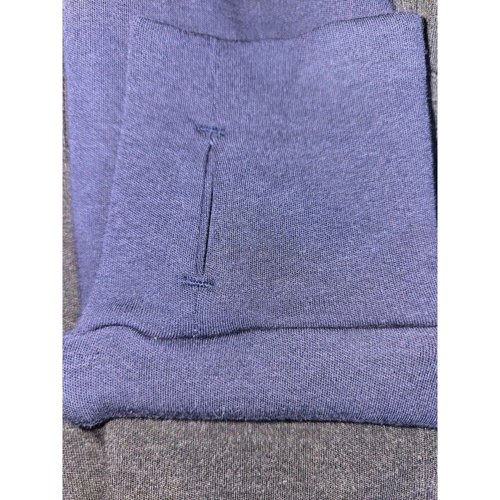 Lightbare Women's Fleece Tunic Sweatshirt Dress Gray/Navy XS NWT with Pockets - Picture 13 of 14